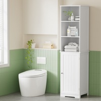 160cm Artiss Bathroom Storage Cabinet Storage White