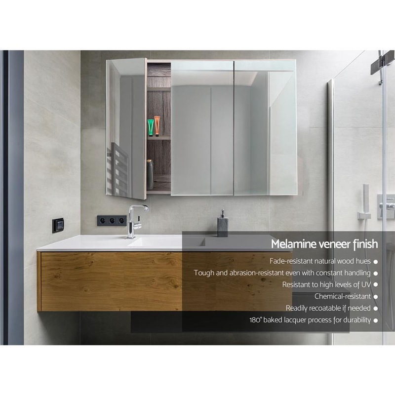 Cefito Bathroom Mirror Cabinet Storage Vanity Wall Hung Medicine Shaving 900x720 Buy Bathroom Cabinets 9350062179185