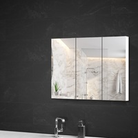 900x720mm Cefito Bathroom Mirror Cabinet Vanity Storage White