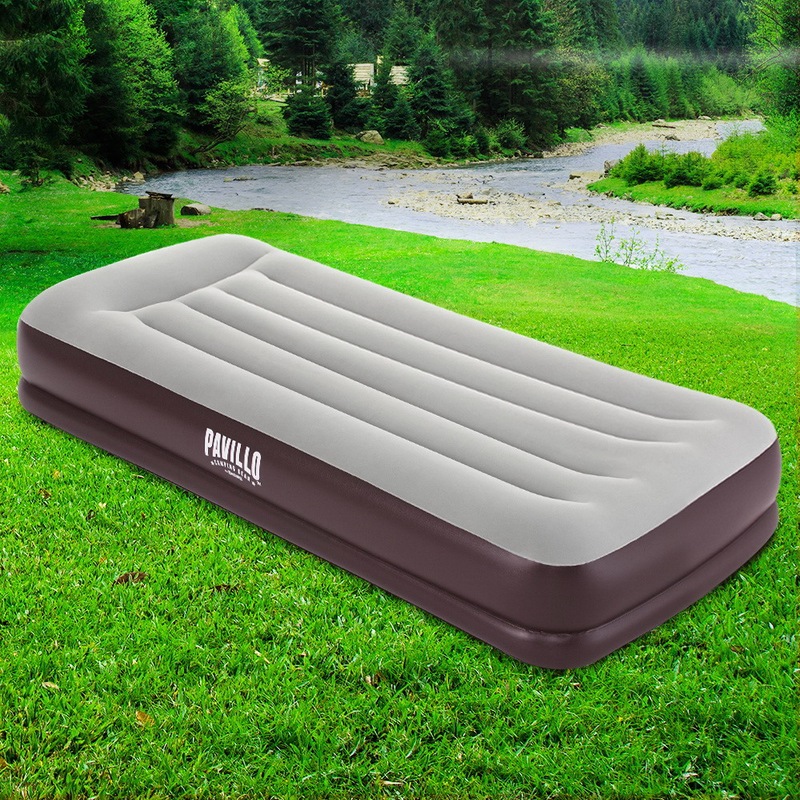 Buy Bestway Single Size Air Bed Builtin Pump Camping Outdoor Air Bed