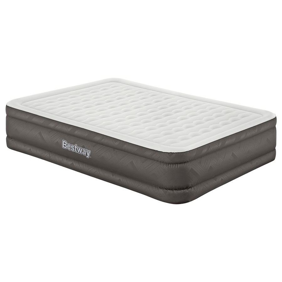 46cm Bestway Air Mattress Queen Inflatable Bed Airbed Grey
