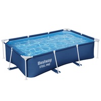 Buy Bestway Above Ground Swimming Pool Steel Frame Rectangular Pools ...