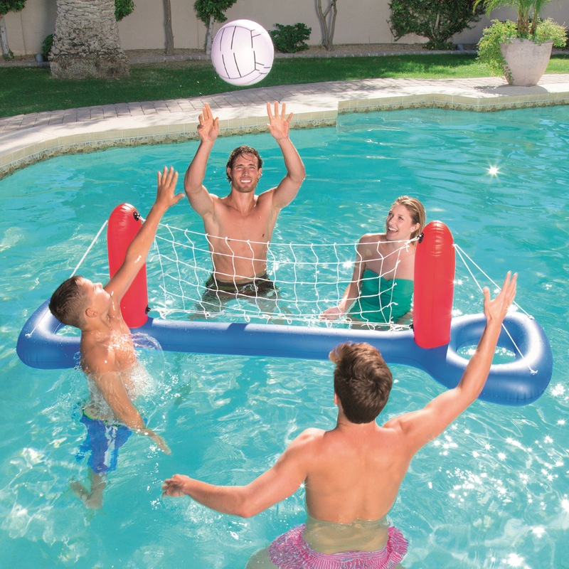 Bestway Inflatable Pool Volleyball Set & Ball Floating Pool Game Toy