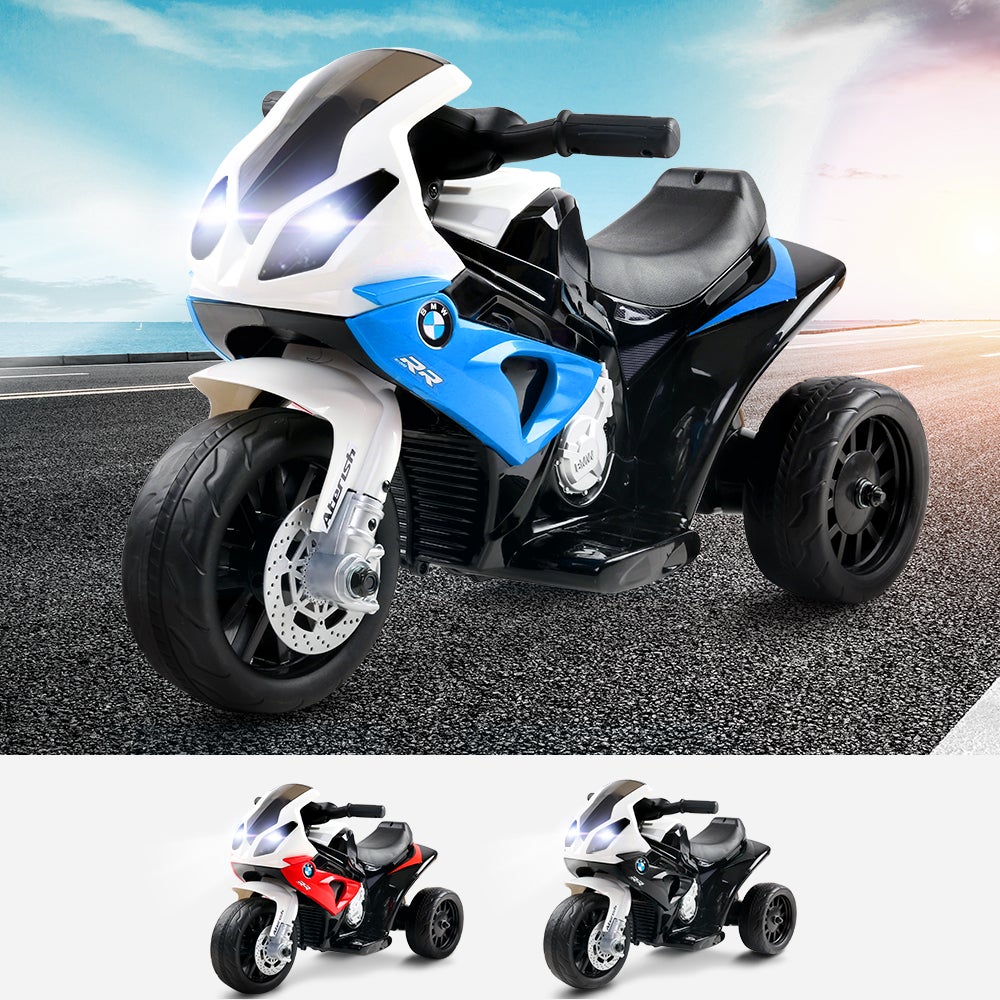 Rigo BMW Kids Ride On Car Motorcycle Motorbike Battery Electric Toys Police Bike Car