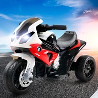 Rigo Kids Electric Ride On Car Police Motorcycle Motorbike BMW Licensed S1000RR Red