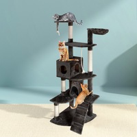 193cm i.Pet Cat Tree Tower Scratching Post Scratcher Condo House Trees Grey