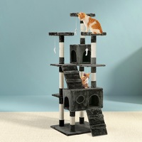i.Pet Cat Tree Scratching Post Scratcher Tower Condo House Furniture Wood 180cm