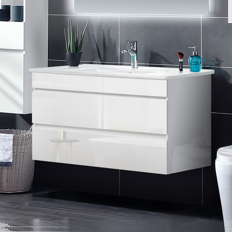 Cefito 900mm Bathroom Vanity Basin Unit Wash Sink Storage Wall