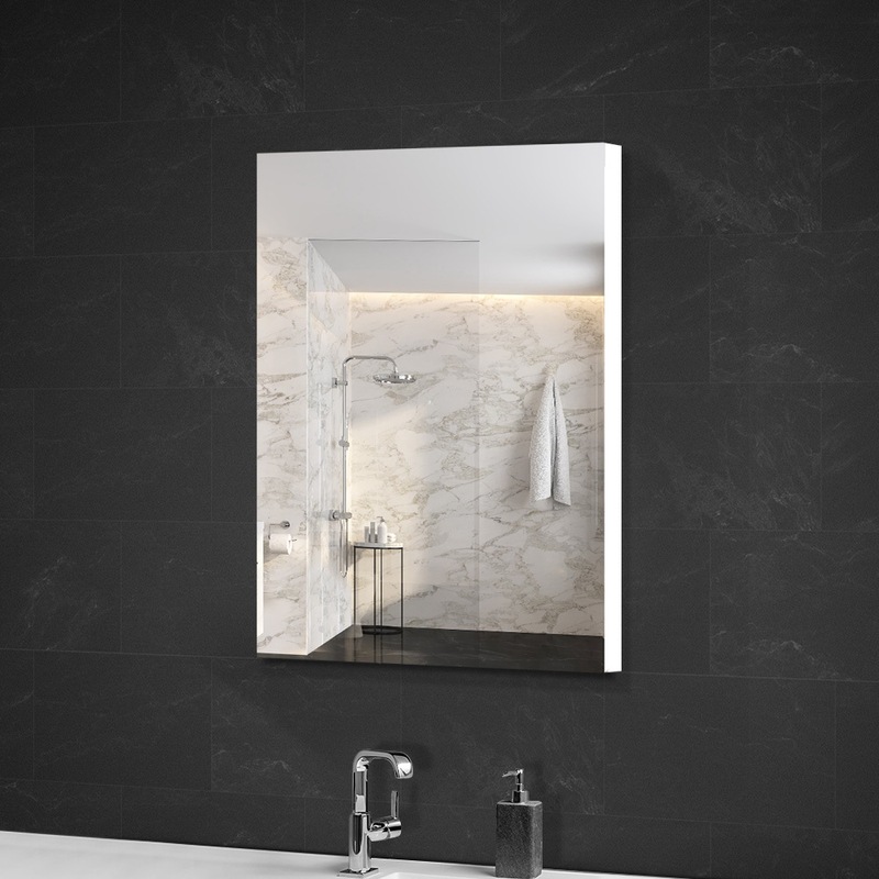 Buy Cefito Bathroom Mirror Cabinet Vanity Storage 450mmx720mm - White ...