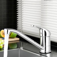 1X Cefito Kitchen Tap Mixer Tap Long Spout Sink Faucet Basin Laundry Chrome