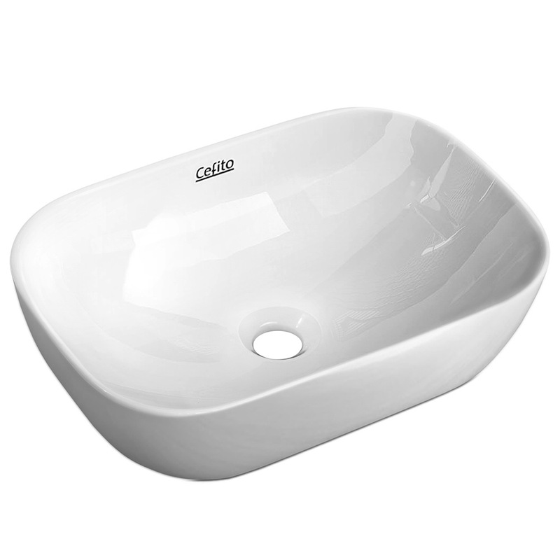 Buy Cefito Bathroom Ceramic Basin Vanity Sink Above Counter Top Mount