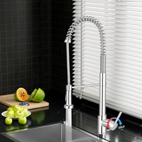 1X Cefito Kitchen Tap Mixer Tap Pull Down 2 Modes Sink Faucet Basin Laundry Chrome