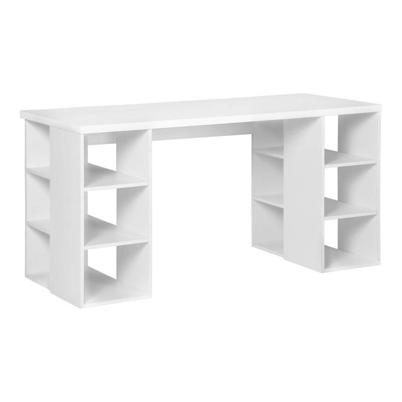 150cm Artiss Computer Desk Bookshelf White - Click Frenzy Sale