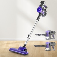 450W Devanti Stick Vacuum Cleaner Handheld Corded Purple