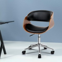 1 Artiss Bentwood Office Chair Black
