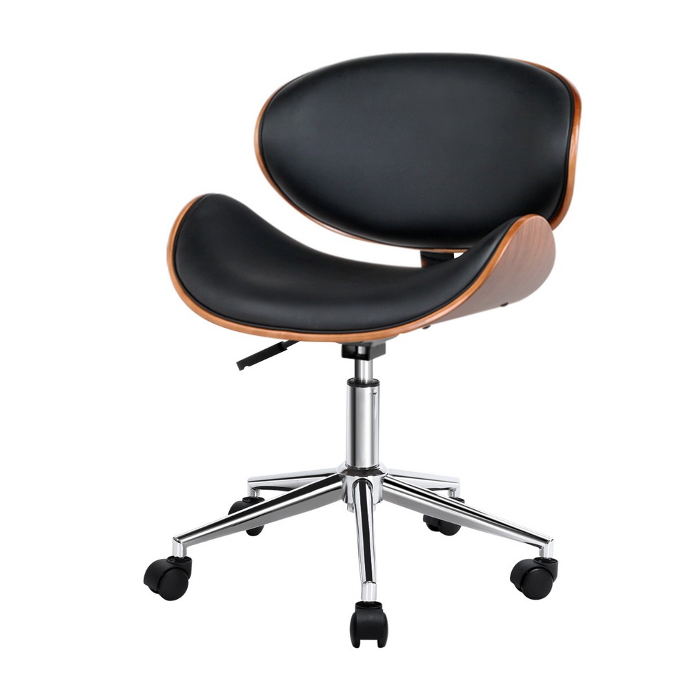 Artiss Executive Wooden Office Chair Home Leather Padded Computer Chairs Seating Buy Leather Office Chairs 9350062085417