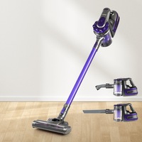 150W Devanti Stick Vacuum Cleaner Bagless Cordless Purple