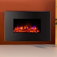 2000W 36" Devanti Electric Fireplace Fire Heater