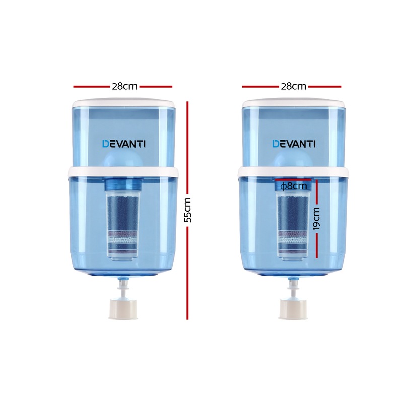 Buy Devanti Water Cooler Dispenser 22L Filter Bottle MyDeal