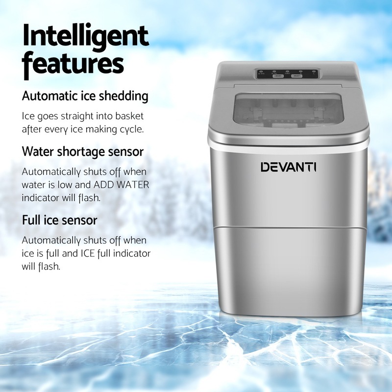 Buy Devanti 2L Ice Maker Ice Cube Machine Portable MyDeal