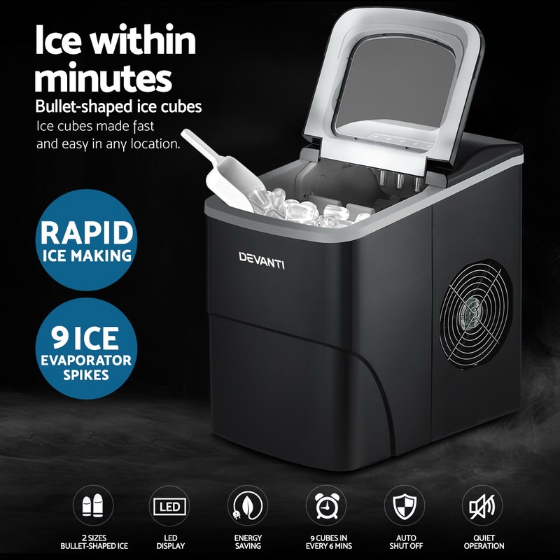 Buy Devanti 2L Ice Maker Ice Cube Machine Portable MyDeal