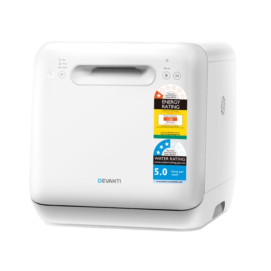 Devanti 3 Place Settings Benchtop Dishwasher