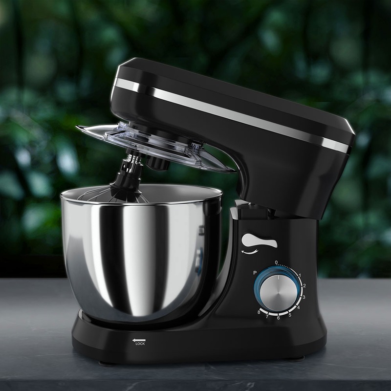 Buy Devanti 3in1 Stand Mixer 8 Speed 5L Mix Master 400W Black MyDeal