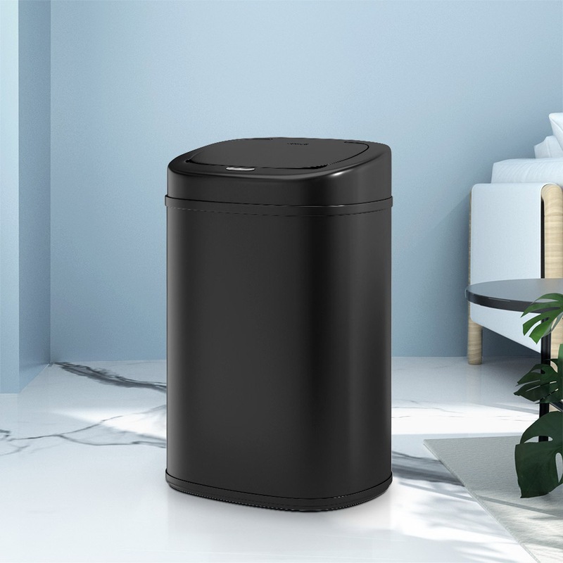 Buy Devanti 82L Motion Sensor Bin Rubbish Automatic Black MyDeal