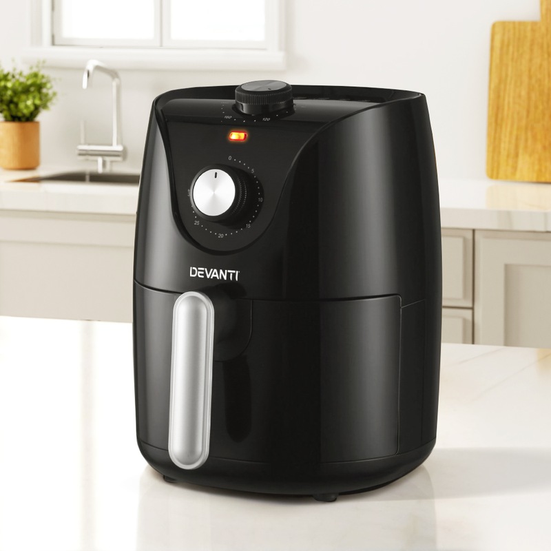 Buy Devanti Air Fryer 2.5L Electric Fryers Airfryer Healthy Cooker Oil