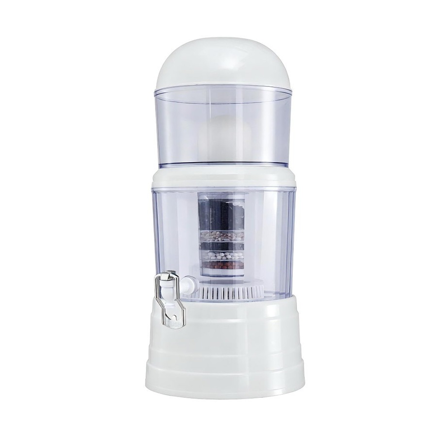 Devanti Benchtop Water Filter 14L Gravity Purifier Multi-Stage BPA-Free for Home and Camping
