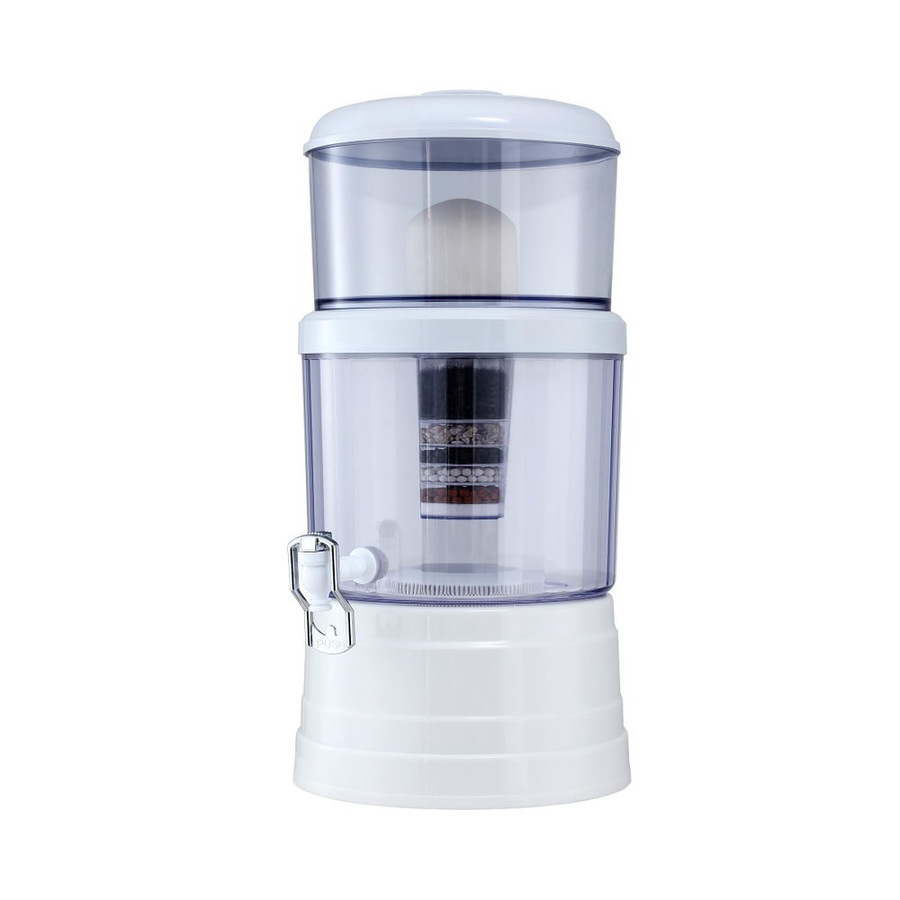 Devanti Benchtop Water Filter 16L Gravity Purifier Multi-Stage BPA-Free for Home and Camping