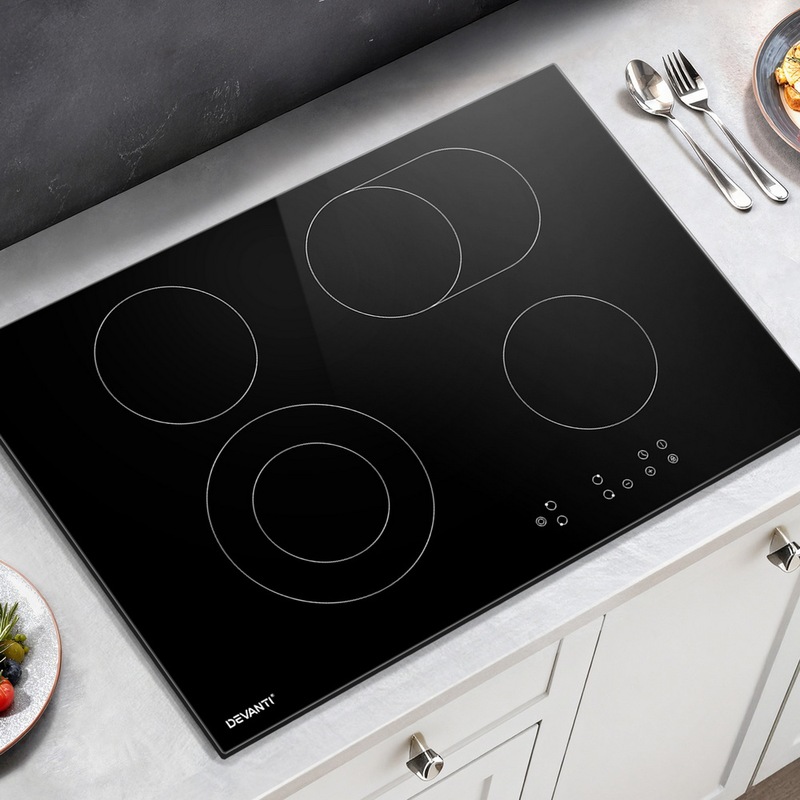 Buy Devanti Electric Ceramic Cooktop 77cm MyDeal