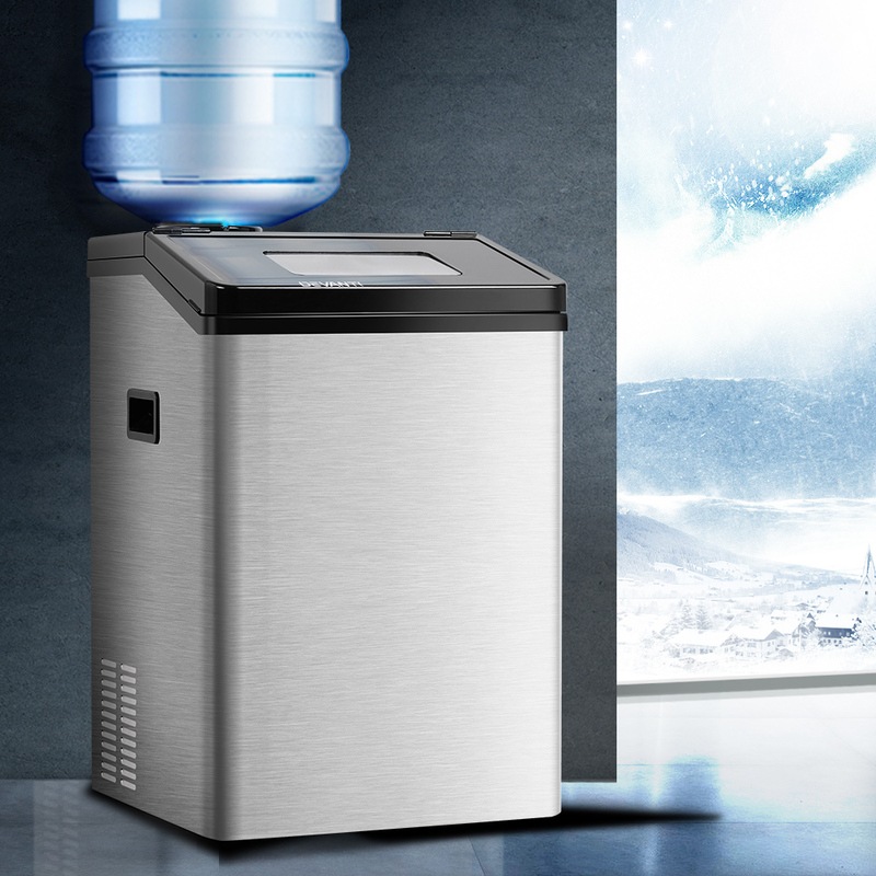 Devanti Commercial Ice Maker Machine Ice Cube Portable Water Tap