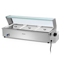 400w Chafing Dish Electric Food Warmer Buffet Server 9L Adjustable