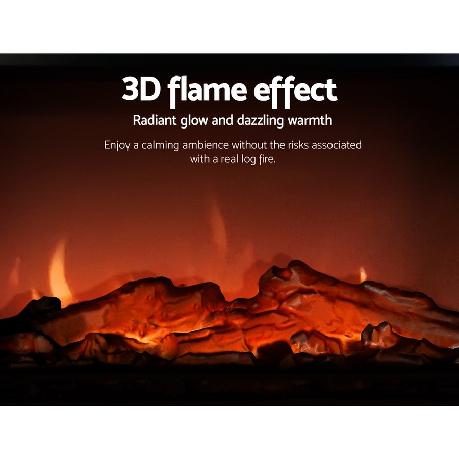 2000W 13" Devanti Electric Fireplace Fire Heaters