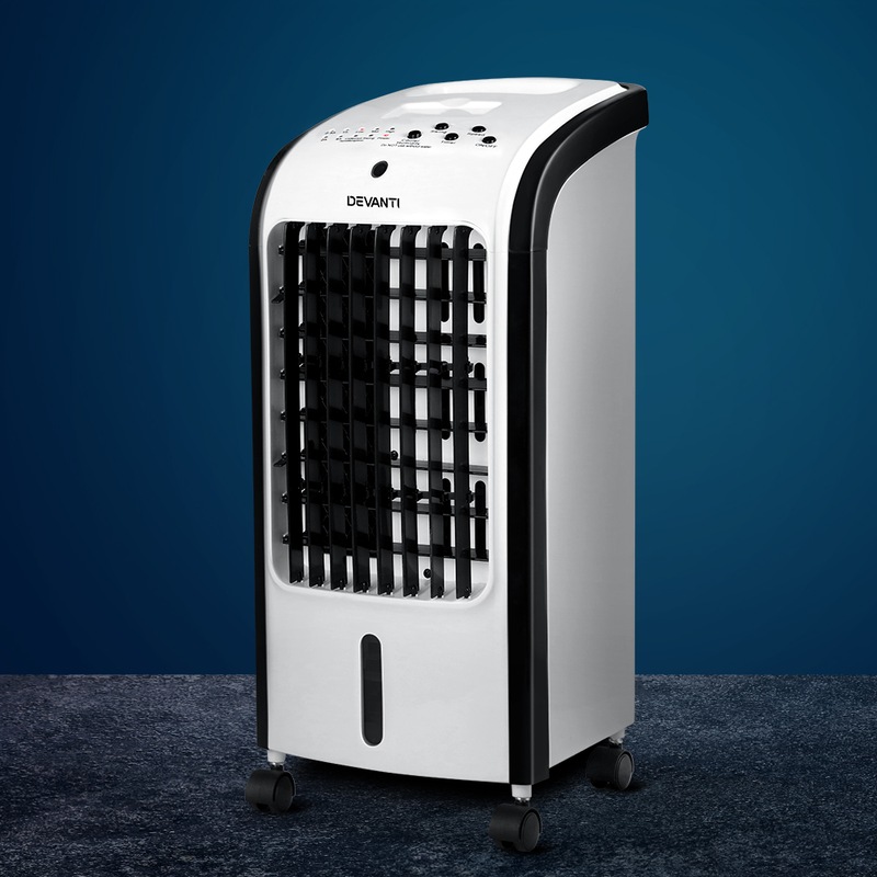 Buy Devanti Evaporative Air Cooler w/Remote Portable Fan Cooler 4L MyDeal