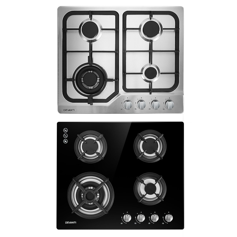 Buy Devanti Gas Cooktop 60cm 4 Burner MyDeal