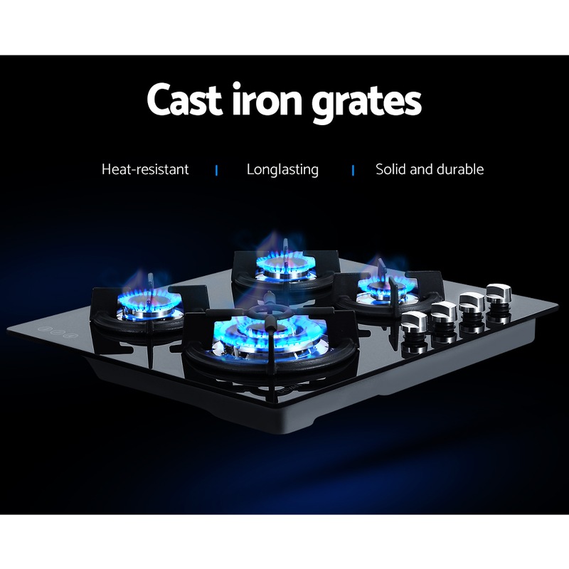 Buy Devanti Gas Cooktop 60cm 4 Burner MyDeal