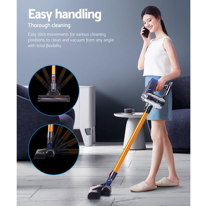 Buy Devanti Handheld Vacuum Cleaner Cordless Stick Handstick Bagless