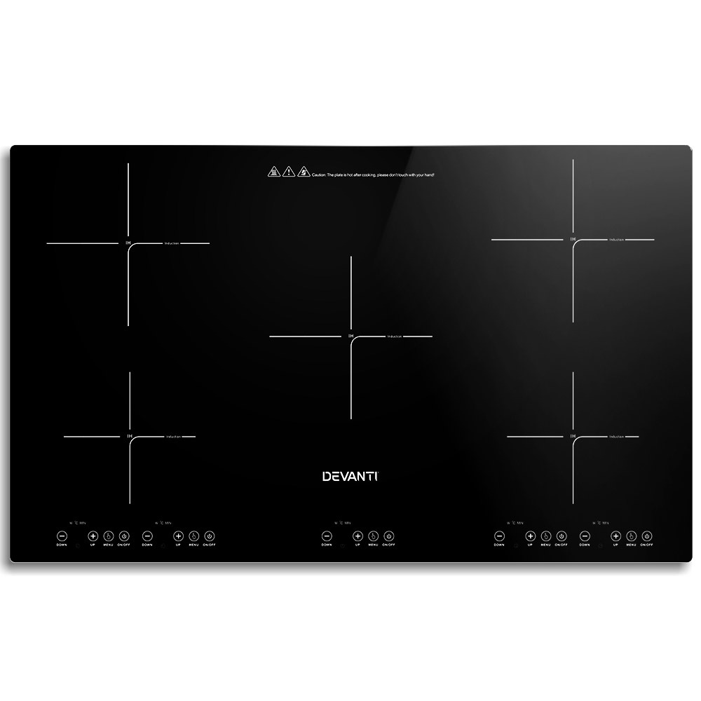 devanti induction cooktop 90cm