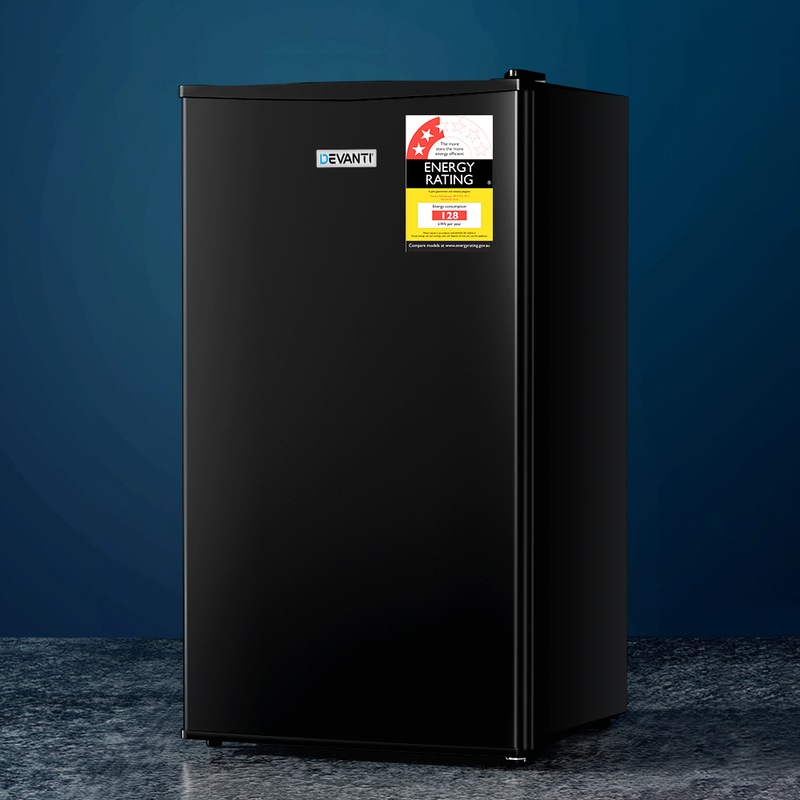 Buy Devanti 95L Bar Fridge Black MyDeal