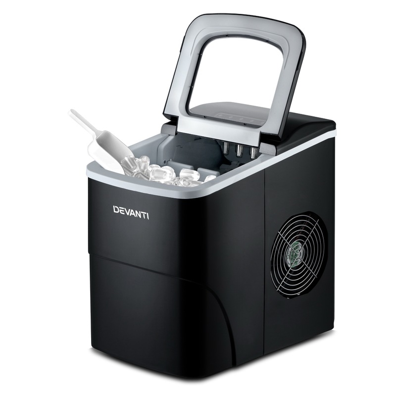 Buy Devanti 2L Ice Maker Portable Ice Cube Machine Black MyDeal