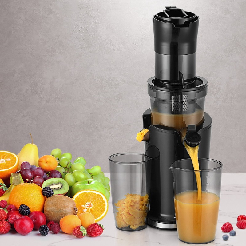 Buy Devanti Slow Juicer Cold Press Fruit Juice Extractor 200W Black