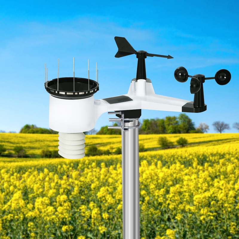Buy Devanti Weather Station Indoor Outdoor Wireless WiFi Rain Gauge