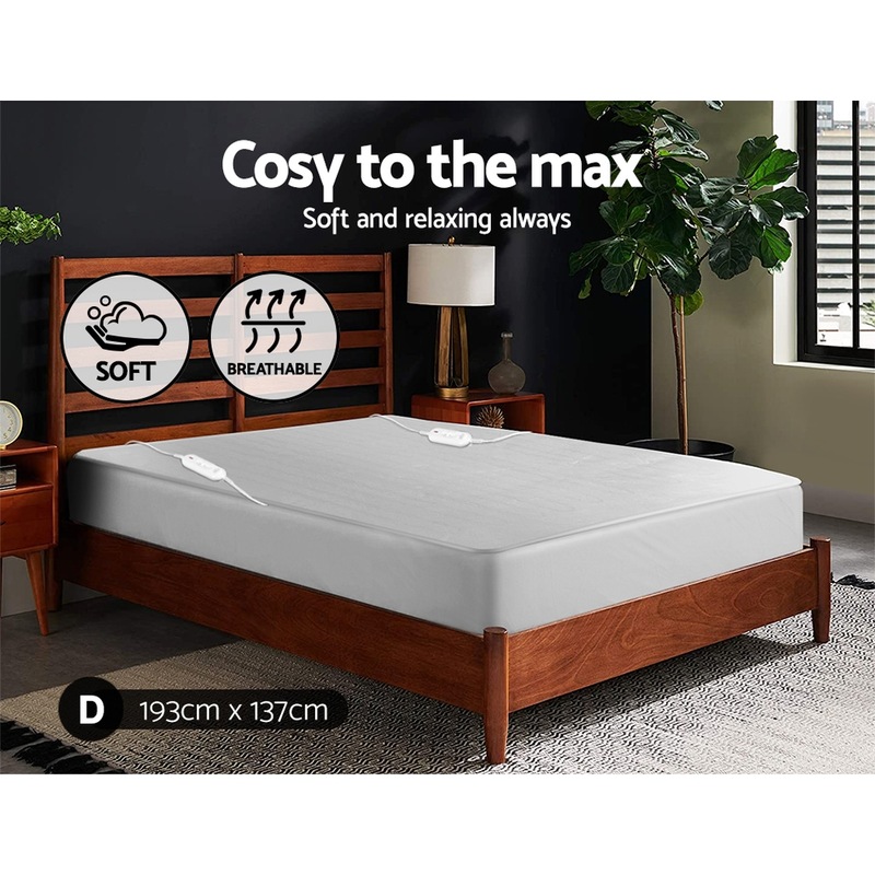 Buy Giselle Electric Blanket Polyester Underlay Double MyDeal