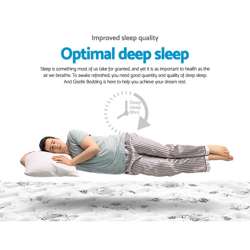 Buy Giselle Bedding 24cm Mattress Pillow Top Double MyDeal