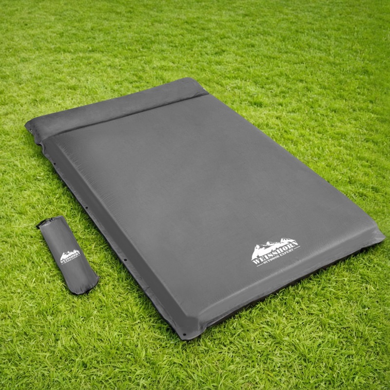 Weisshorn Self Inflating Mattress 10cm Thick Sleeping Camping Mat Suede