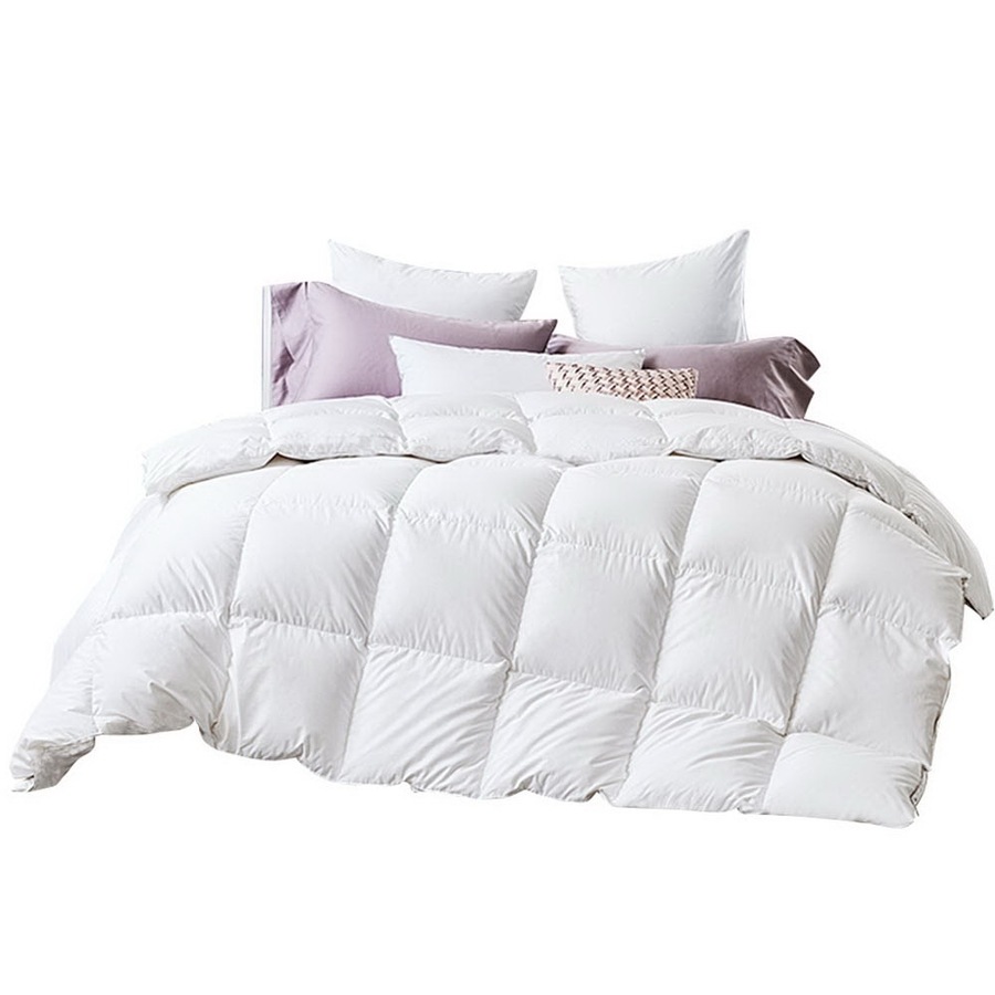 500GSM Super King Duck Down Feather Quilt Giselle Bedding