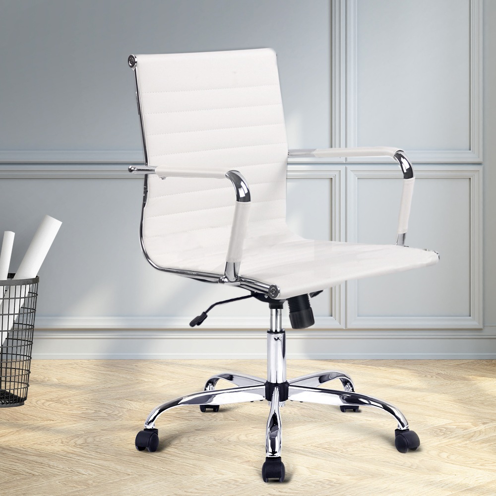 Artiss white office online chair