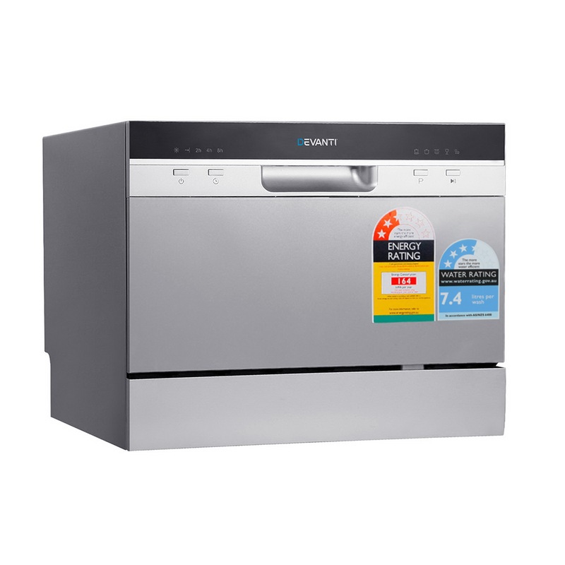 Devanti Benchtop Dishwasher 6 Place Settings Buy Freestanding Dishwashers 9350062053751